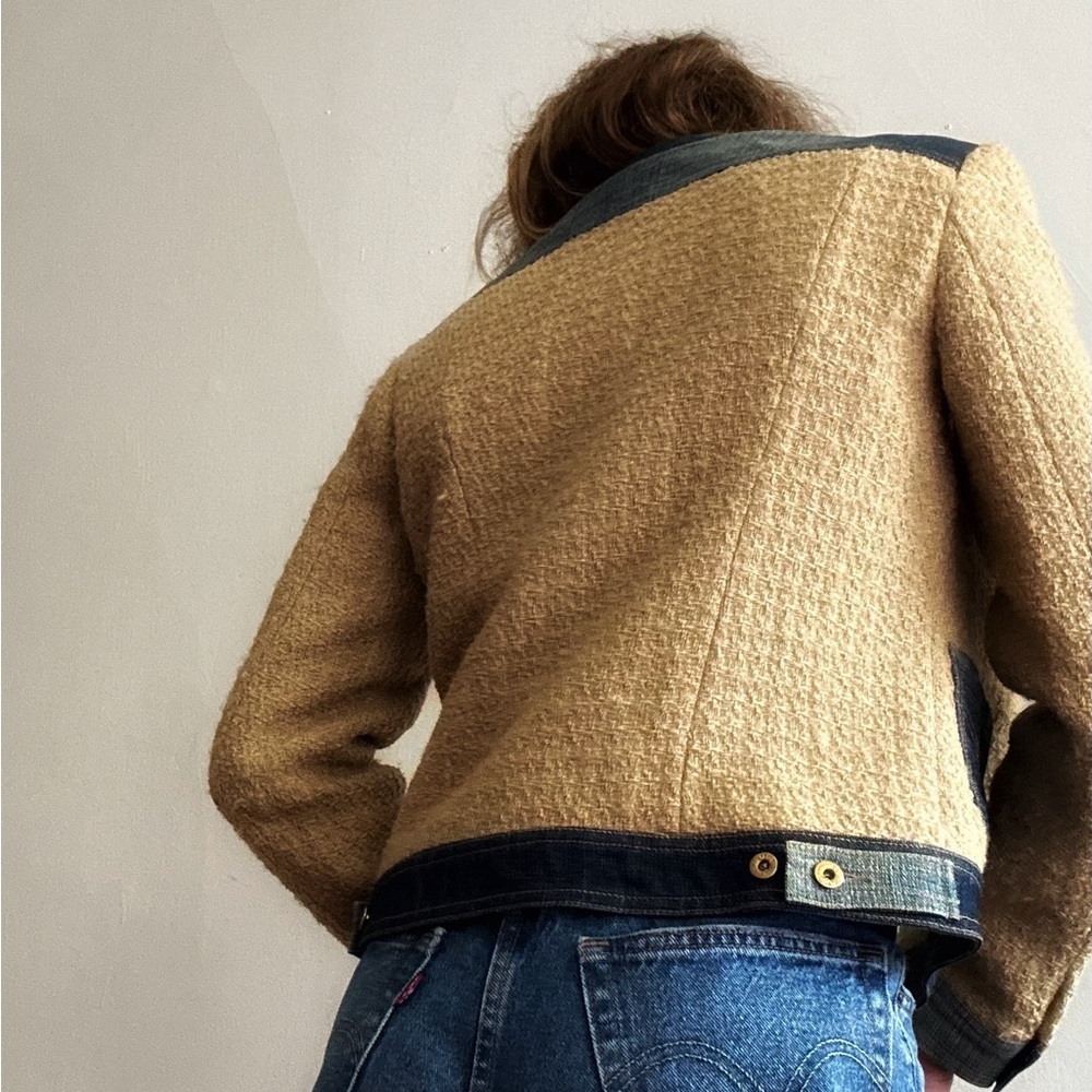 Vintage D&G Tweed & Denim Jacket - Picture 5 of 7